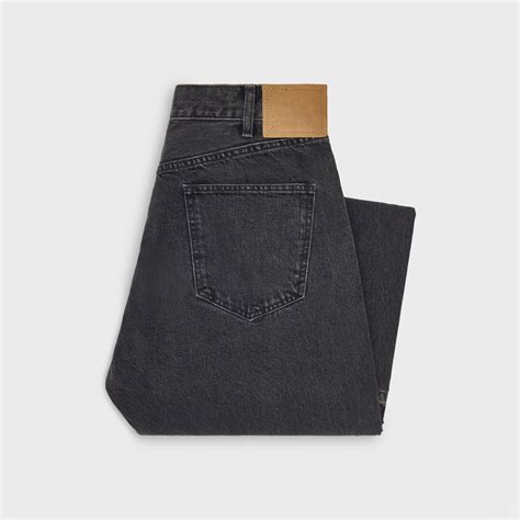 WESLEY JEANS IN CHARCOAL WASH DENIM